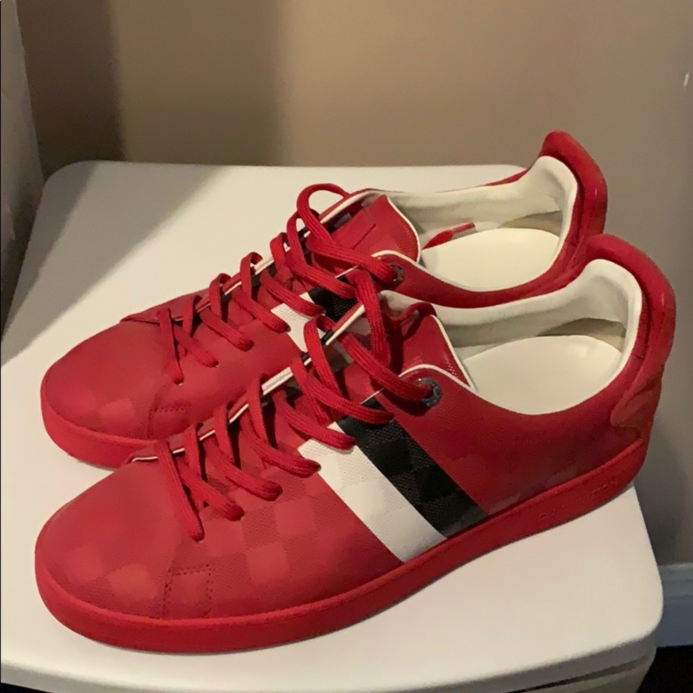 Louis Vuitton Red Men Sneakers